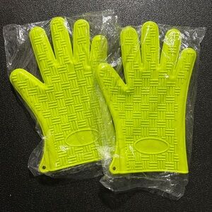 Amazon Lime Green Silicone Gloves for kitchen